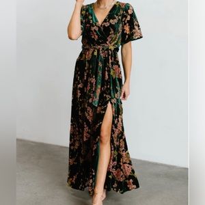 Uma Velvet Maxi Dress by Baltic Born